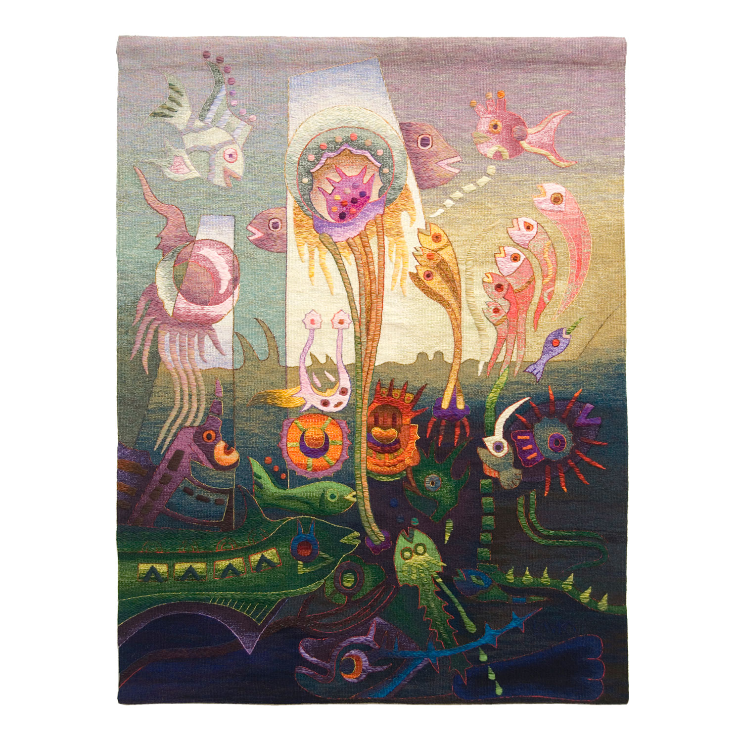 Worship of the JellyfishSize: 62 x 47"